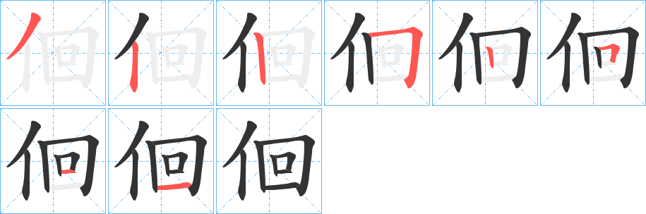 佪的笔画顺序