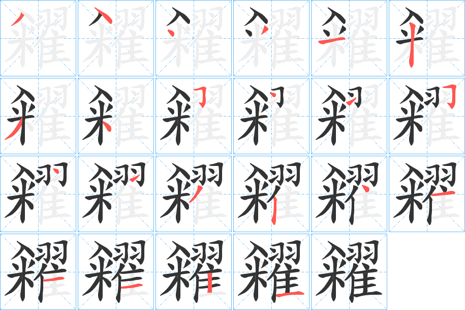 糴的笔画顺序