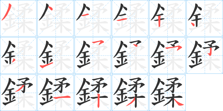 鍒的笔画顺序