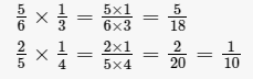 分数乘分数的计算方法