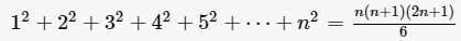 平方数的和公式