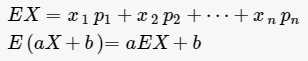 数学期望公式