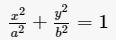 椭圆的标准方程公式